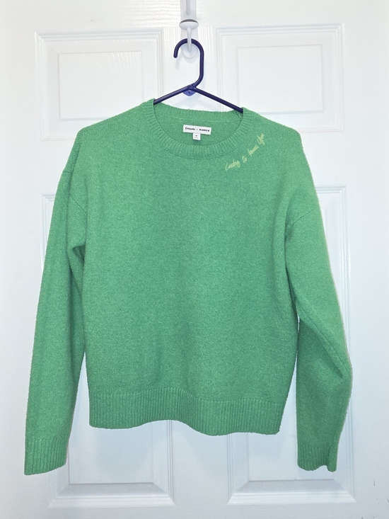 Crayola Sweaters - Crayola Bright Green Crewneck Sweater